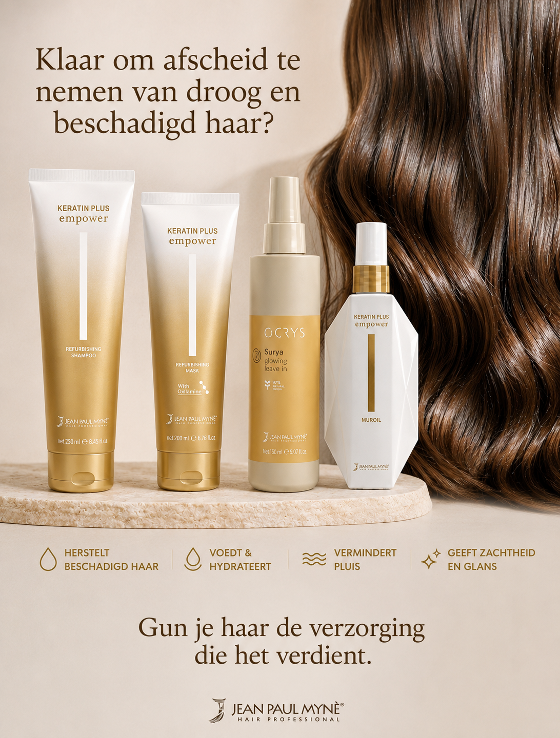 Haarverzorgingsset voor Droog & Beschadigd Haar